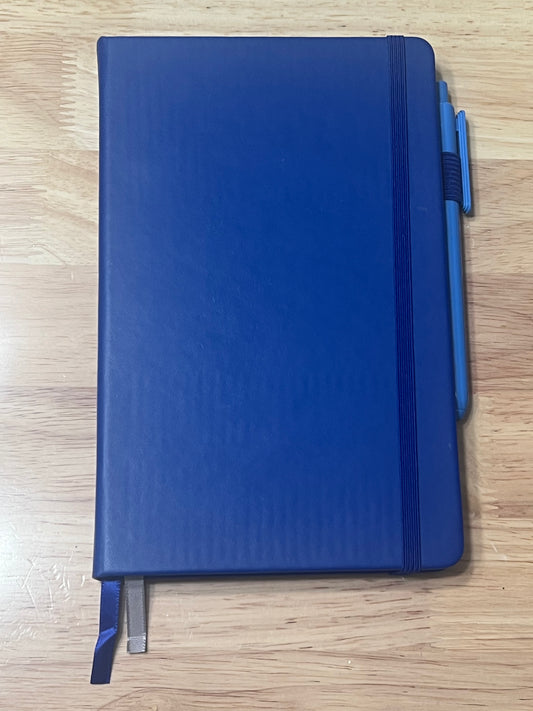 A5 Notebook with matching pen