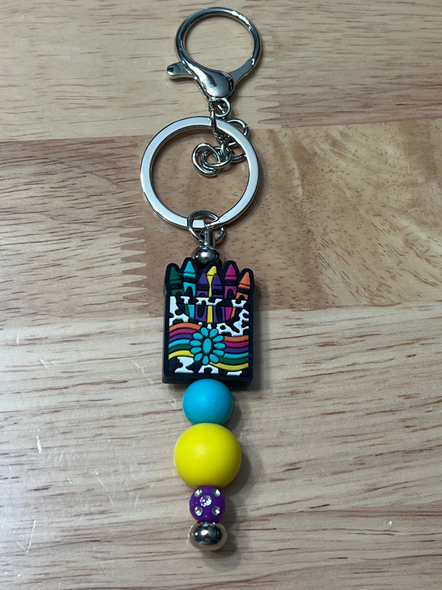 6 Beaded keychains