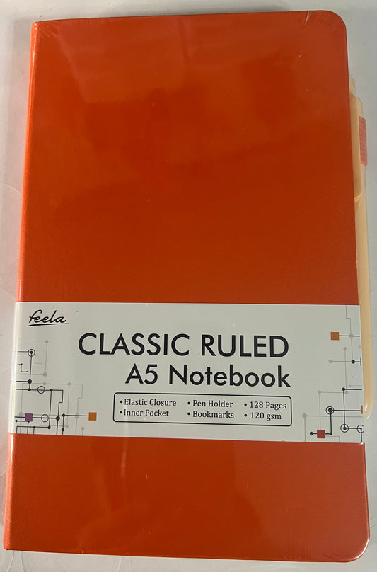 A5 Notebook with matching pen