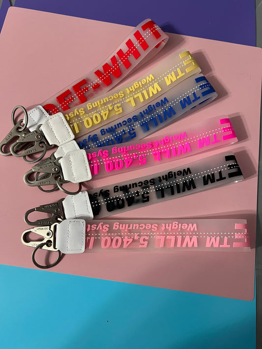 Off White keychain