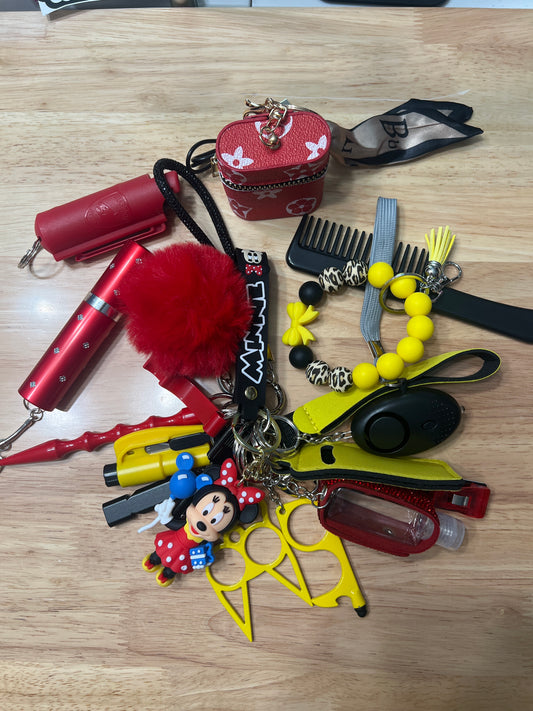 18 piece Minnie Keychain