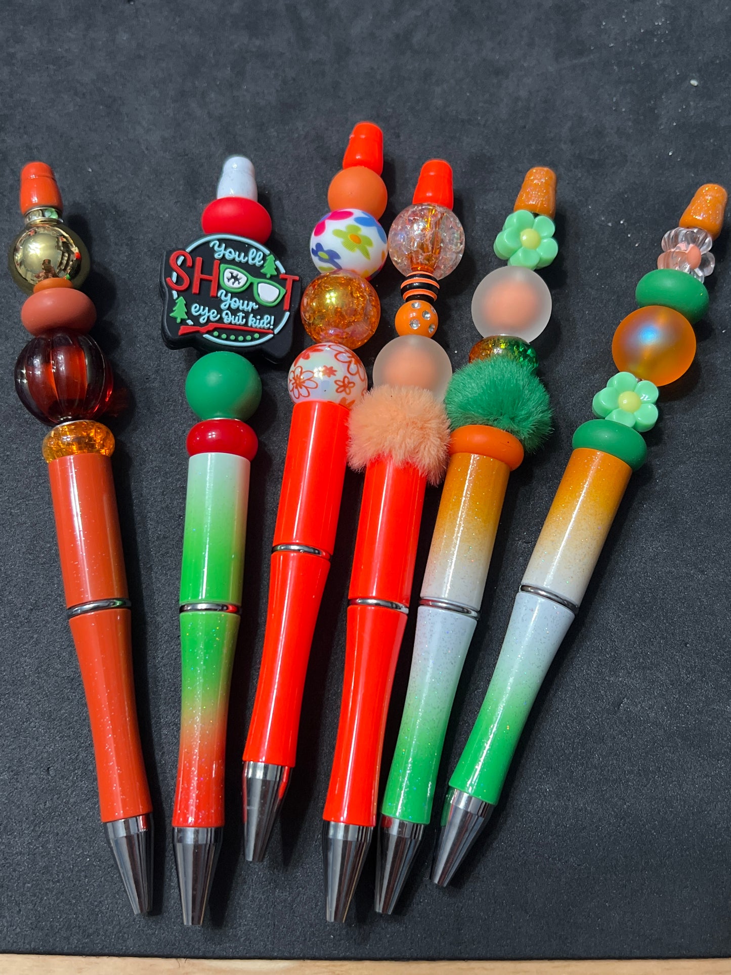 Beaded pen singles