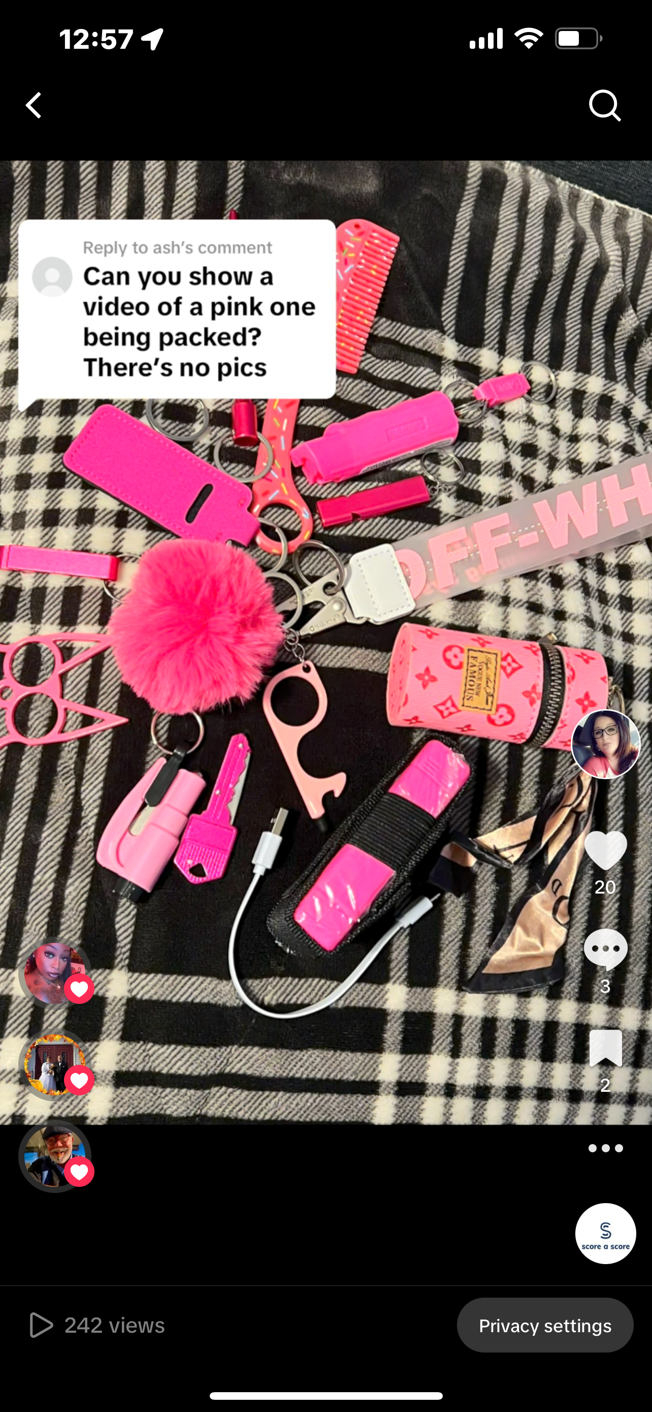 Self Defense Keychain- 15 piece