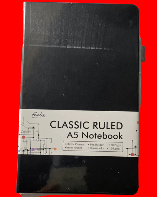 A5 Notebook with matching pen