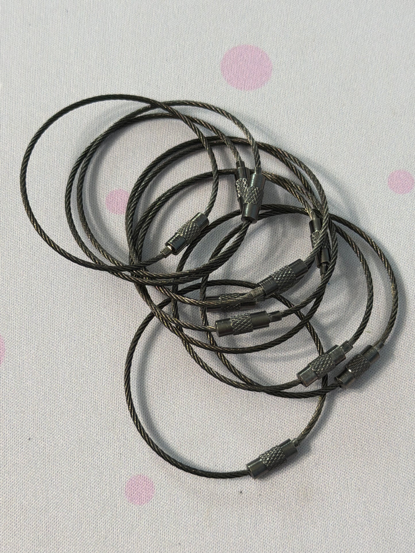 Blank cup charm rings - 10 pc