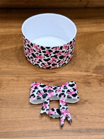 Cup boots and matching straw toppers