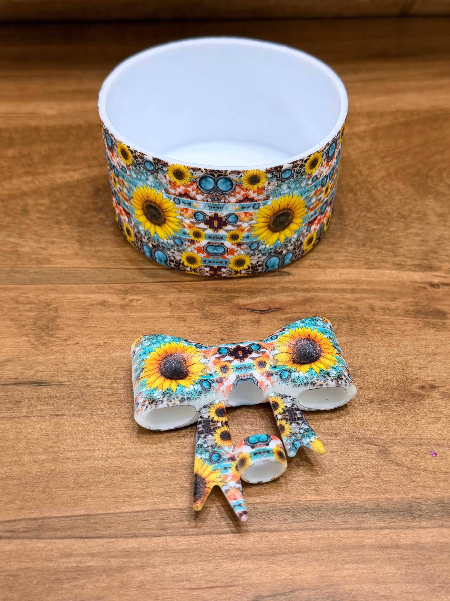 Cup boots and matching straw toppers