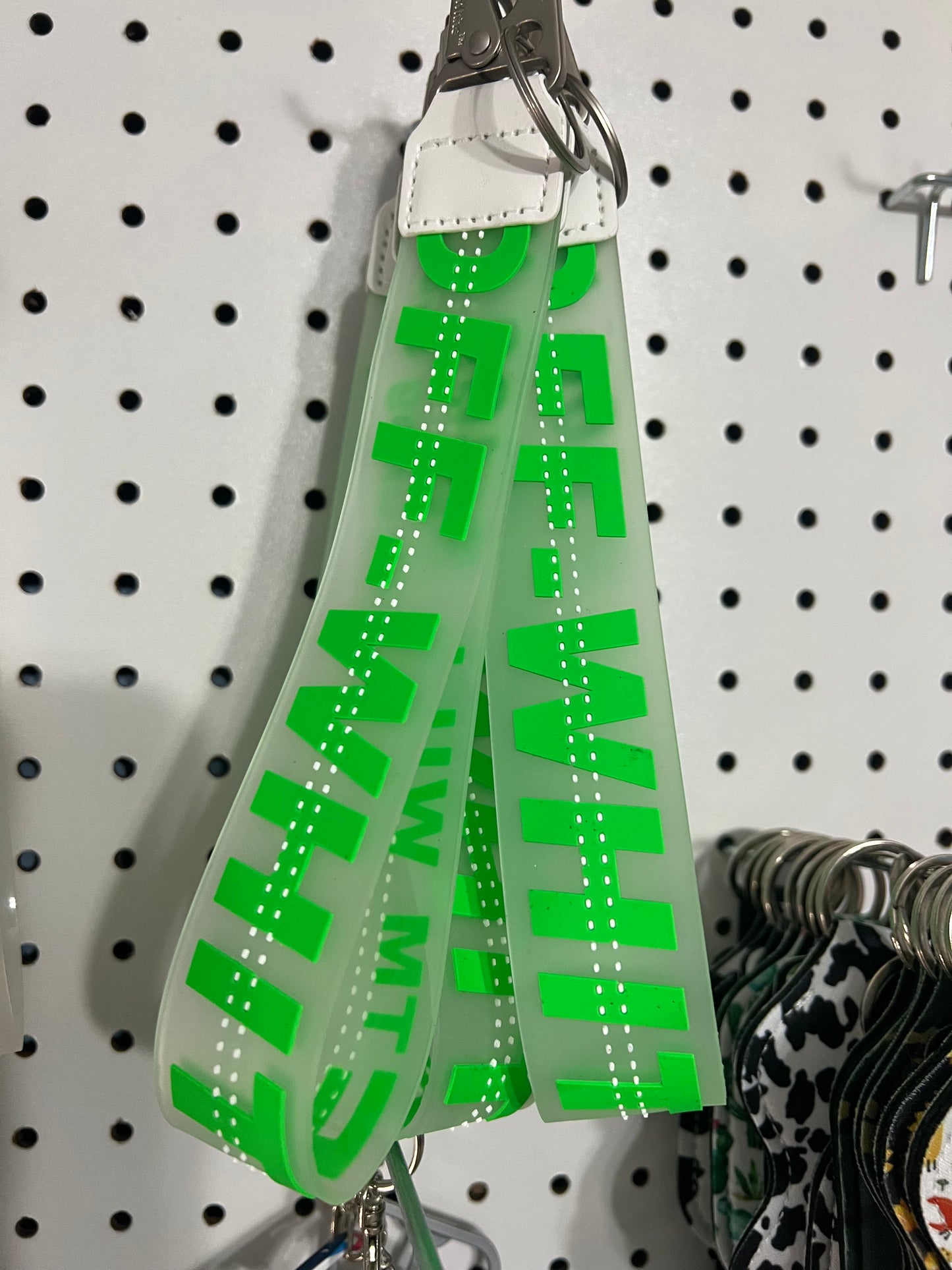 Off White keychain