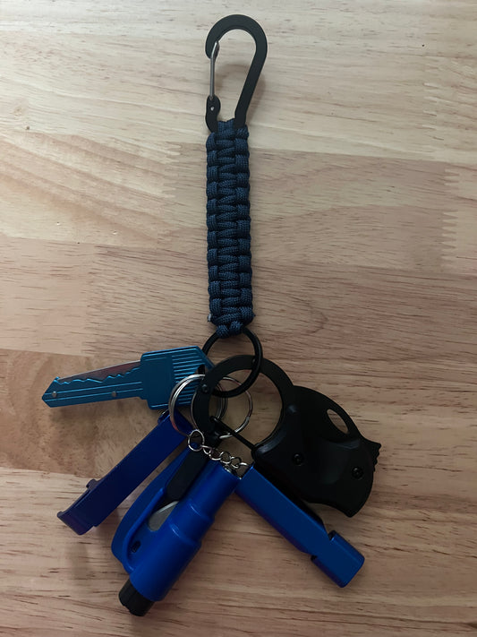 6 piece Paracord Keychain