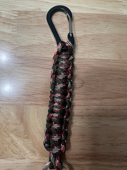 6 piece Paracord Keychain