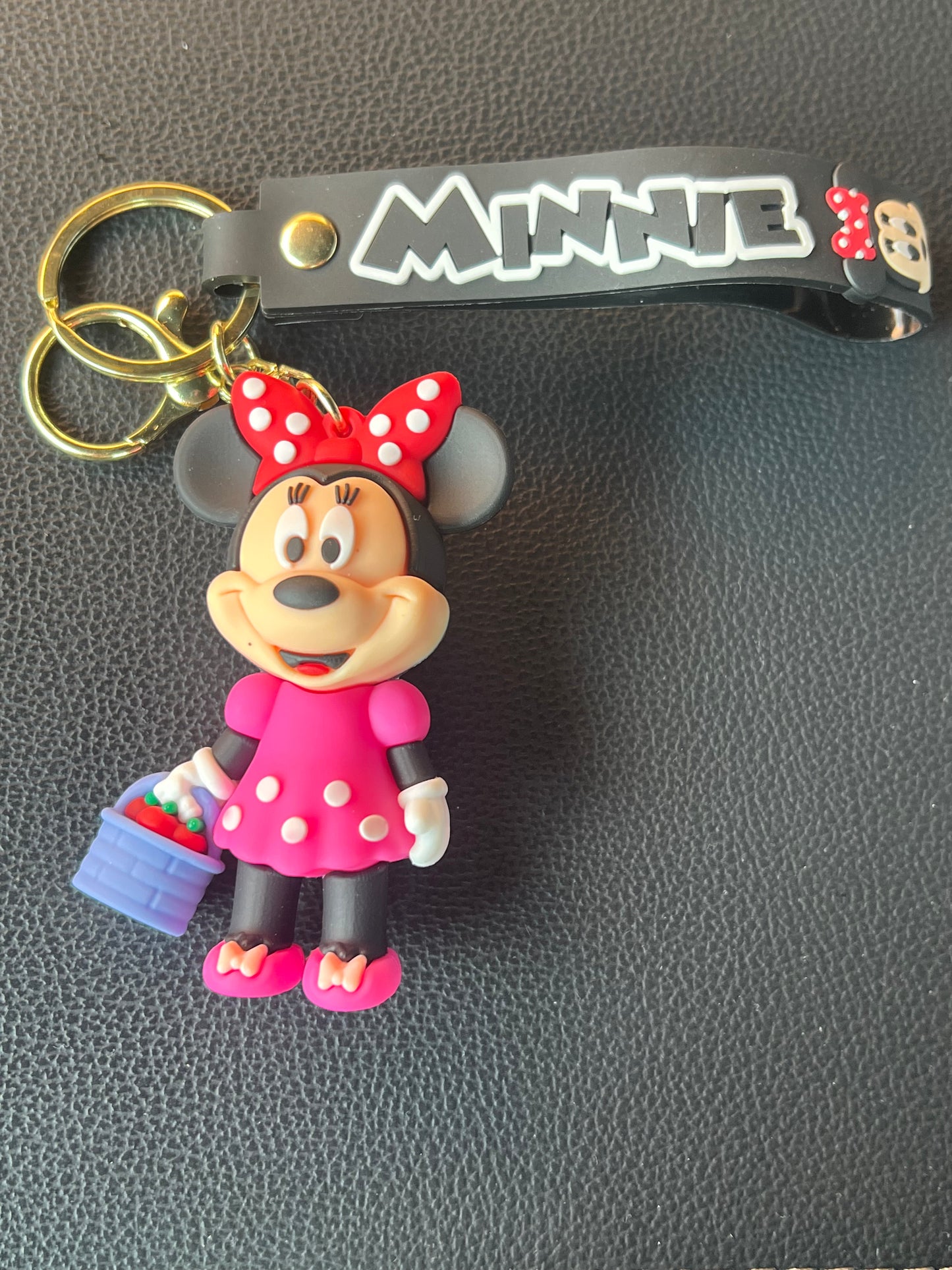 Mickey and Minnie keychains