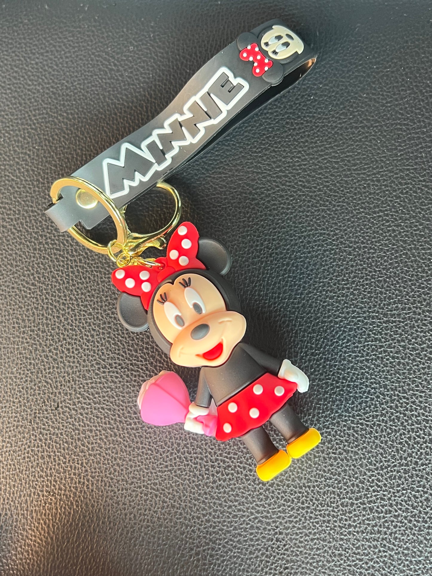 Mickey and Minnie keychains
