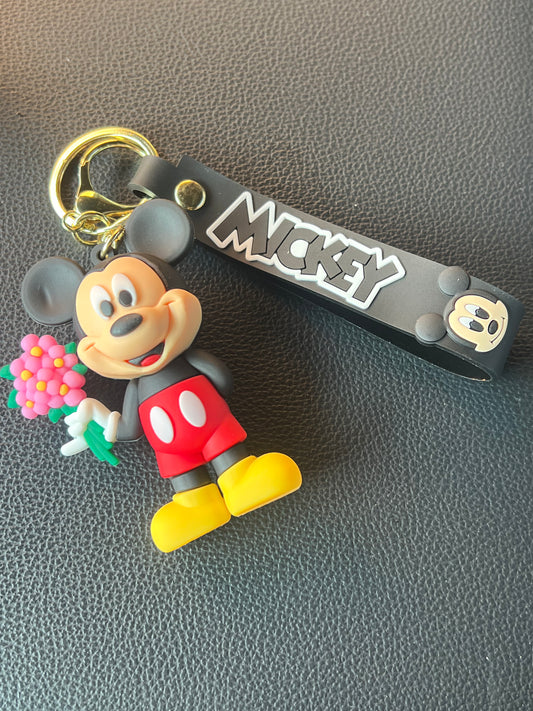 Mickey and Minnie keychains