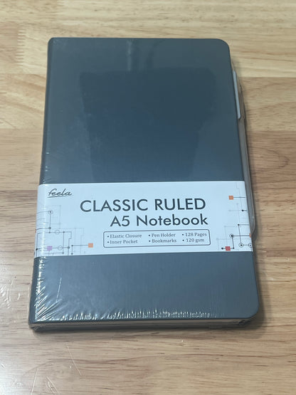 A5 Notebook with matching pen
