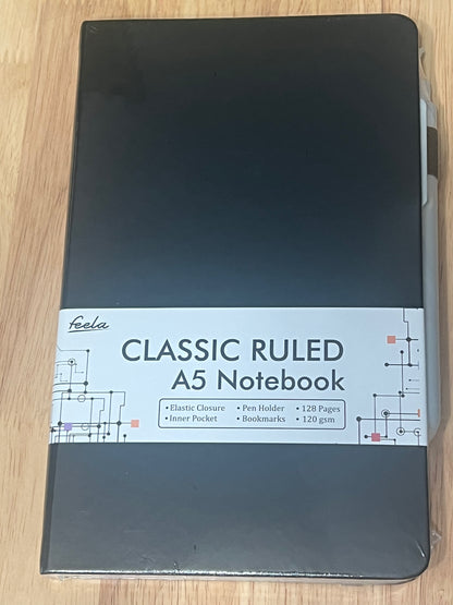 A5 Notebook with matching pen