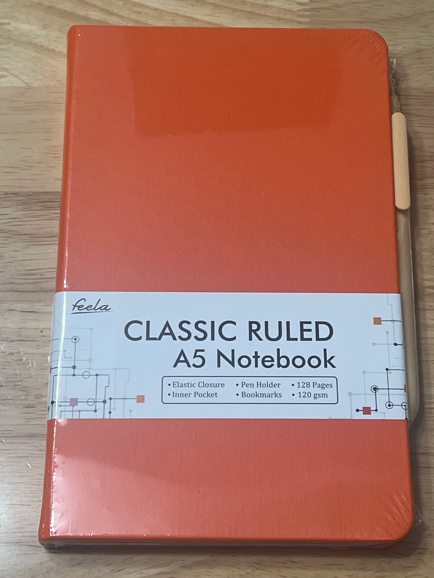 A5 Notebook with matching pen