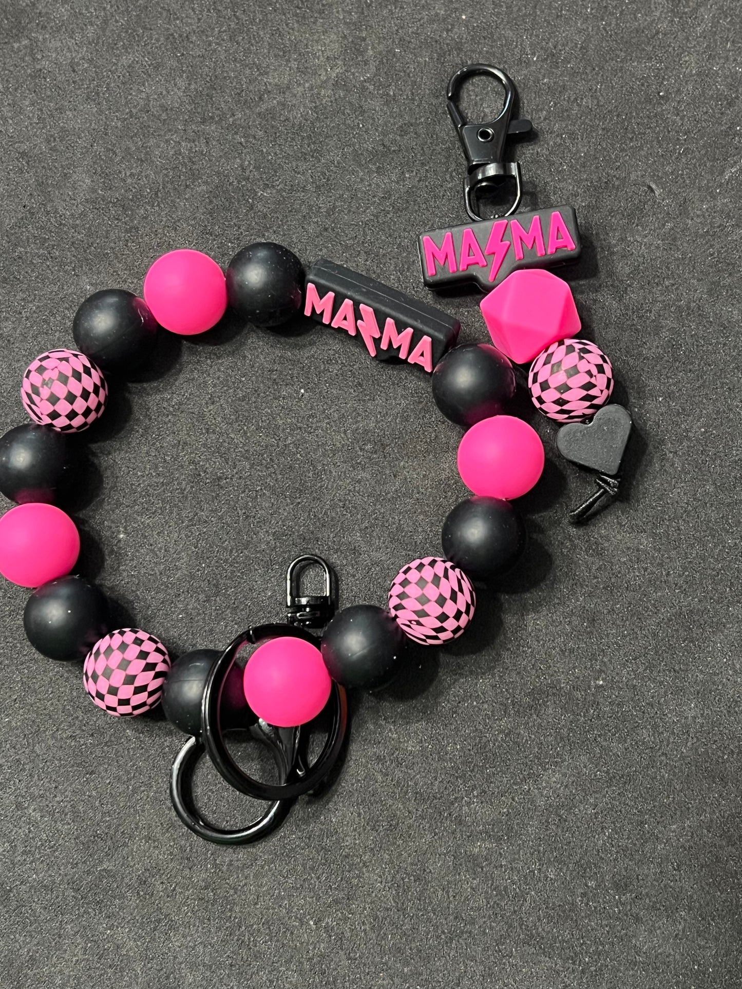 Breaded Bracelet and Keychain combo